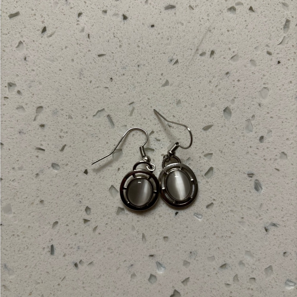 Elegant Silver Dangle Earrings